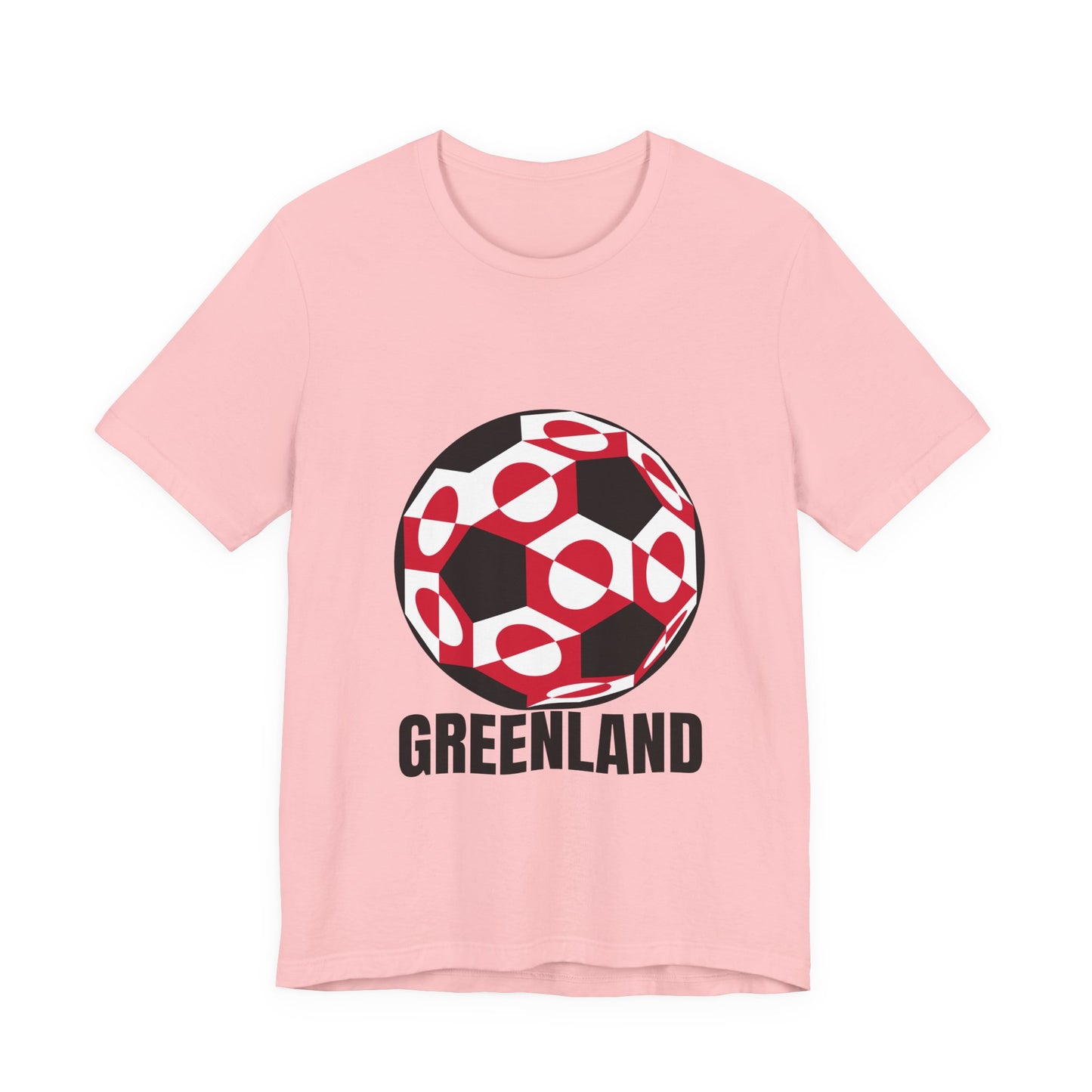 Greenland Fan Specialty Soccer Ball Design T Shirt