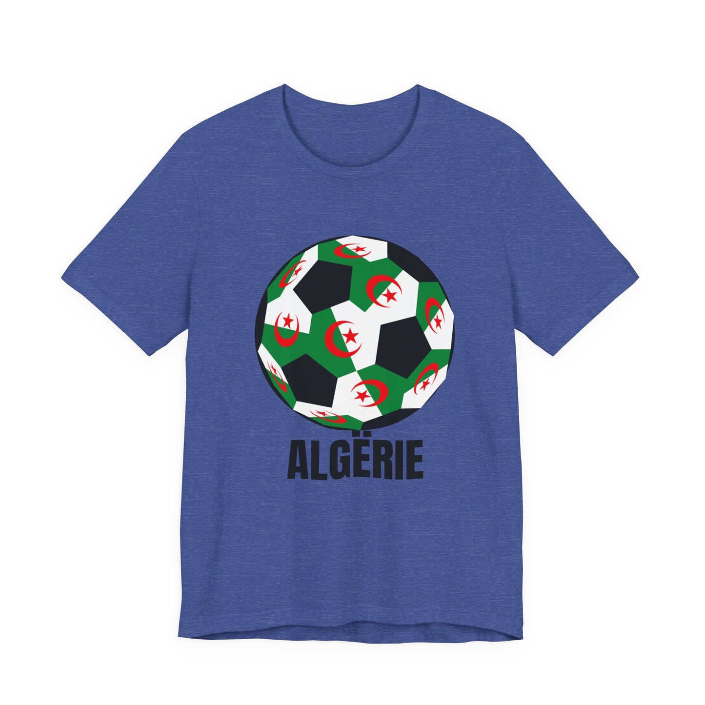 ALGËRIE Fan Specialty Soccer Ball Design T Shirt