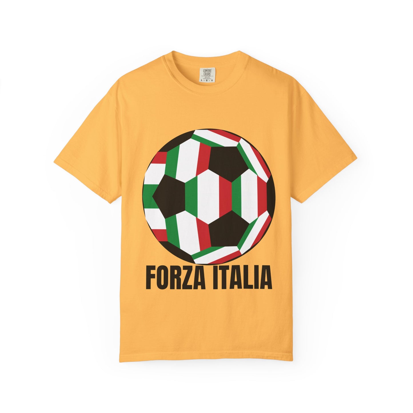 Forza Italia Fan Specialty Soccer Ball Design T Shirt