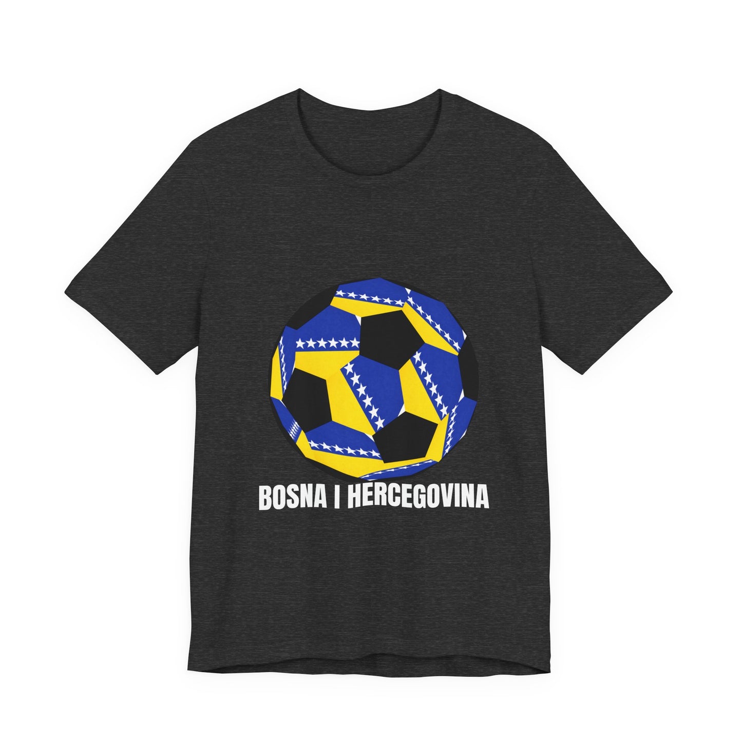Bosnia Herzegovina Fan Specialty Soccer Ball Design T Shirt