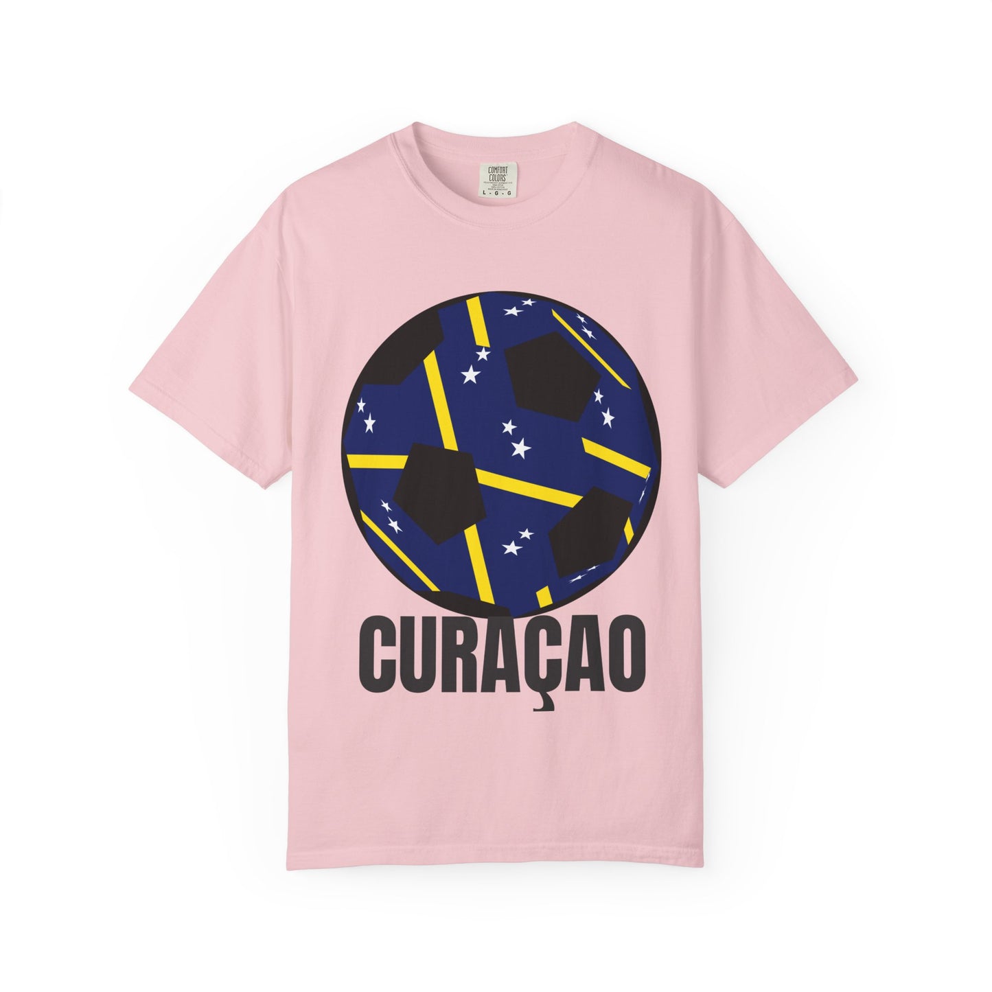 CURAÇAO Fan Specialty Soccer Ball Design T Shirt