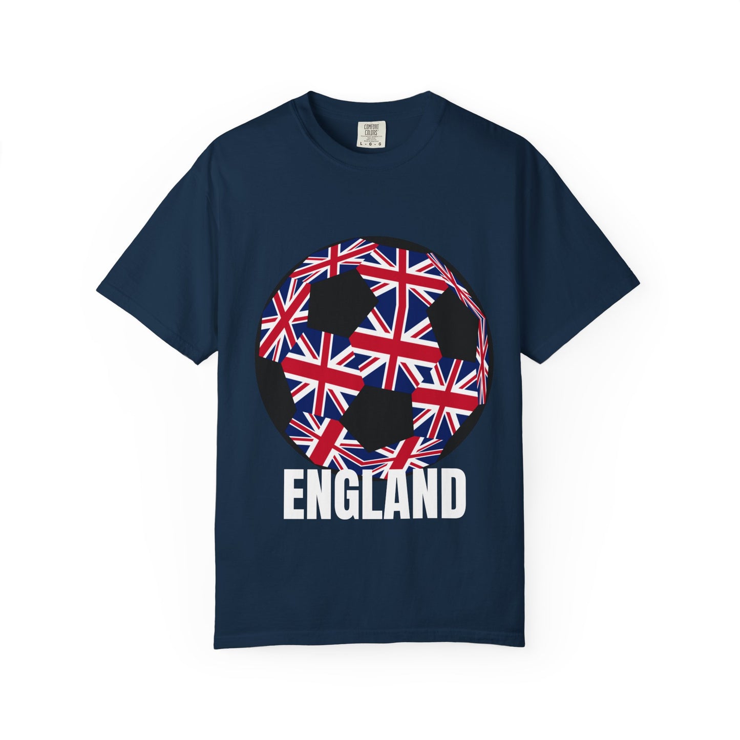 English Style Specialty Soccer Ball Design T Shirt