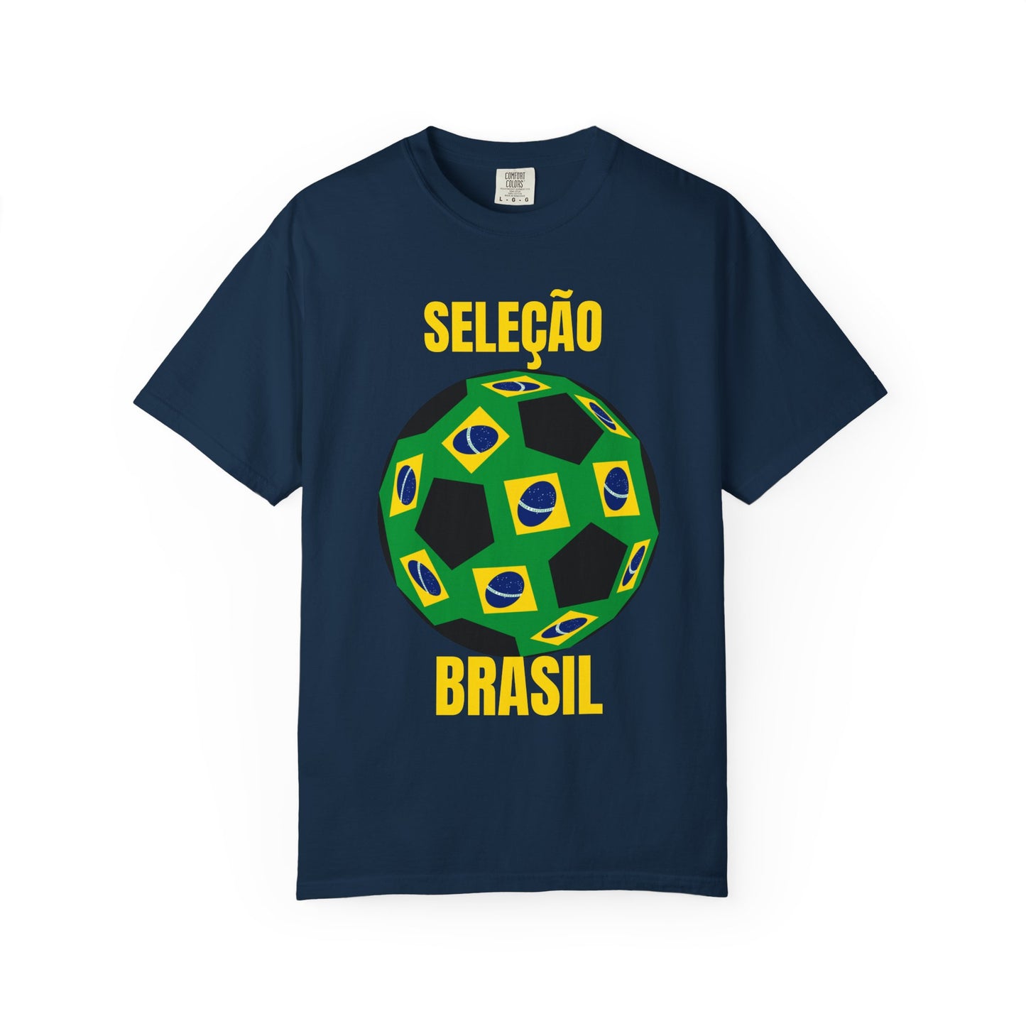 SELEÇÃO BRASIL  Fan Specialty Soccer Ball Design T Shirt
