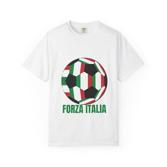 Forza Italia Fan Specialty Soccer Ball Design T Shirt