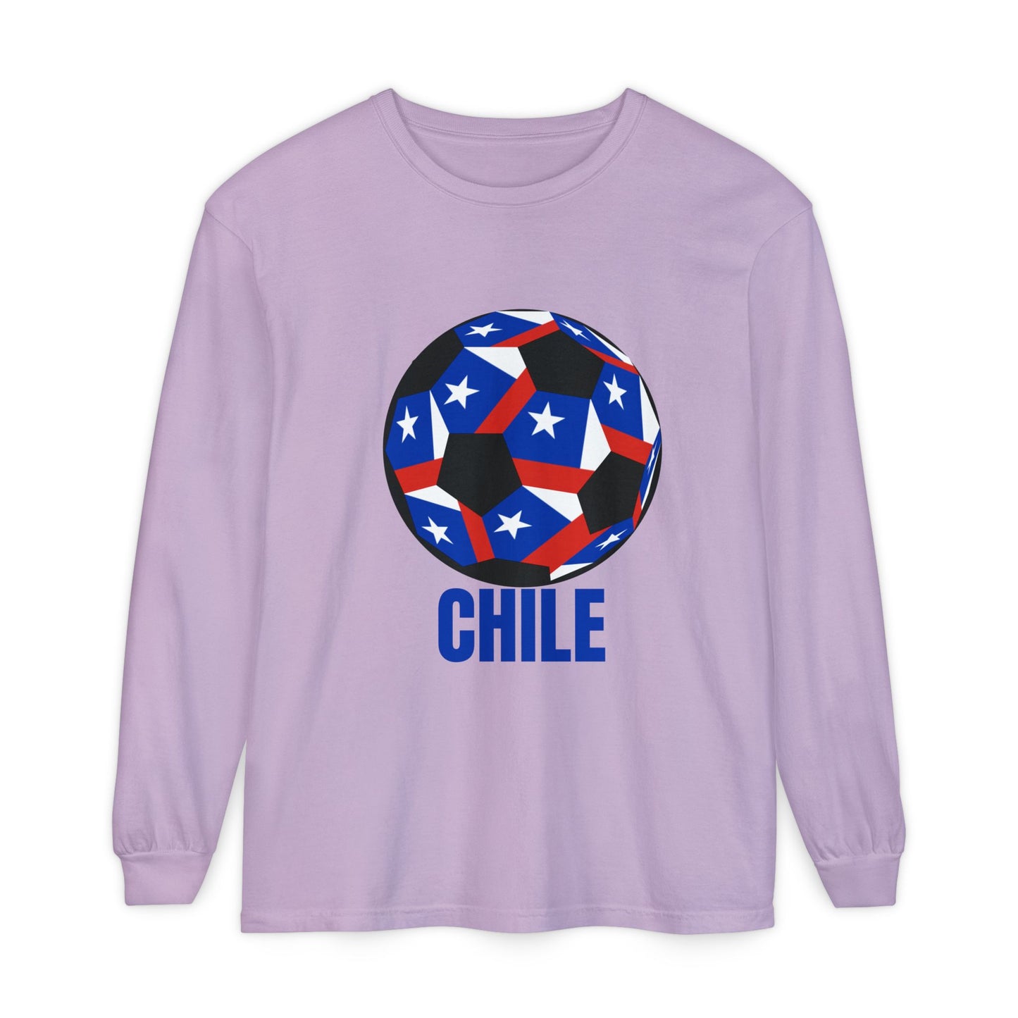 Chile Fan Specialty Soccer Ball Design Long Sleeve
