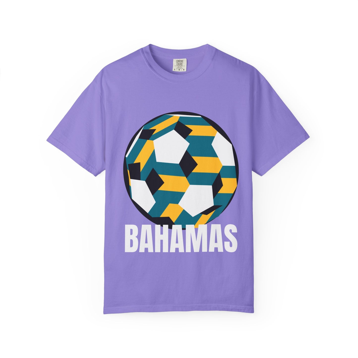 Bahamas Fan Specialty Soccer Ball Design T Shirt