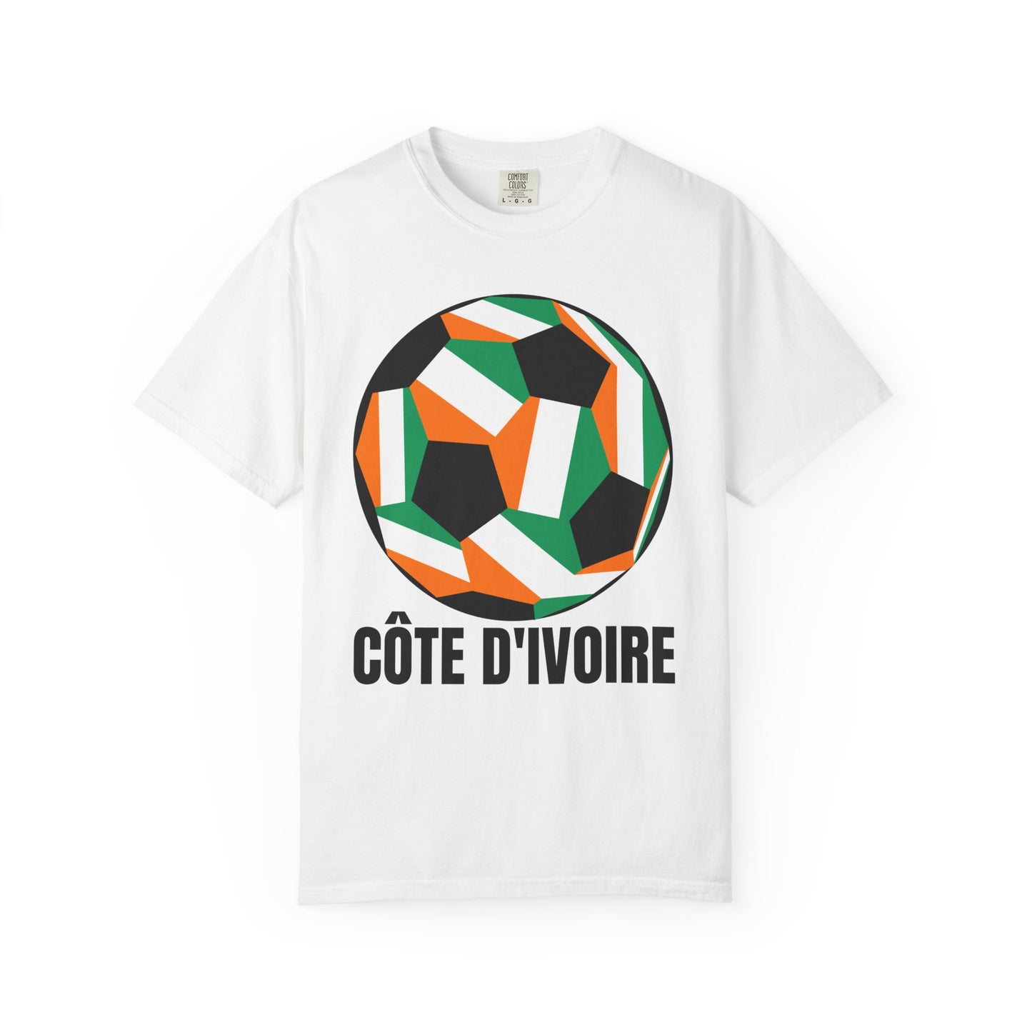 CÔTE D' IVOIRE Fan Specialty Soccer Ball Design T Shirt