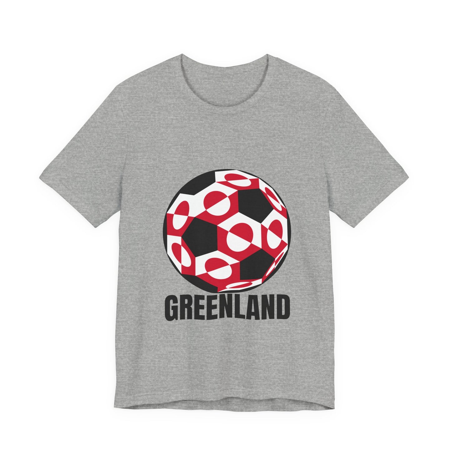 Greenland Fan Specialty Soccer Ball Design T Shirt