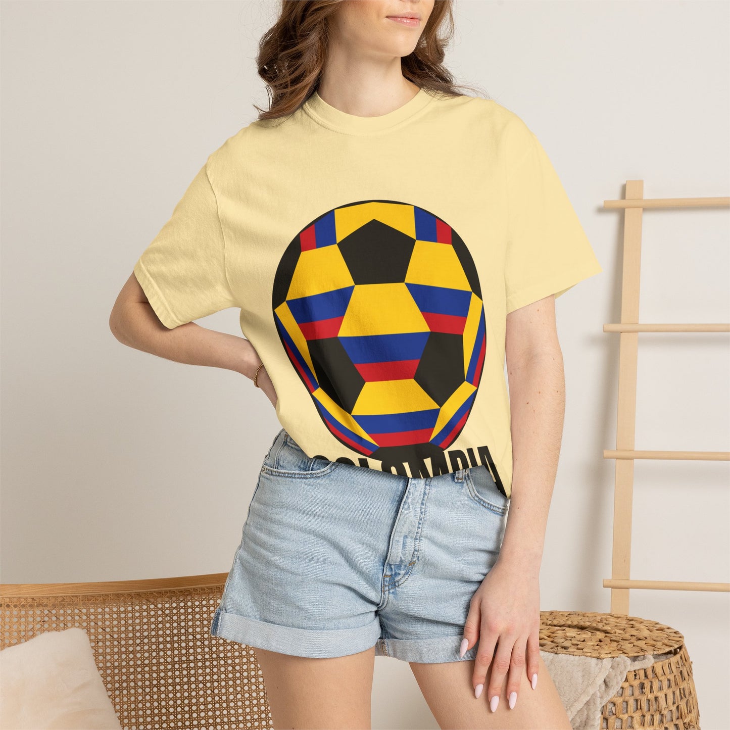 Columbia Fan Specialty Soccer Ball Design T Shirt