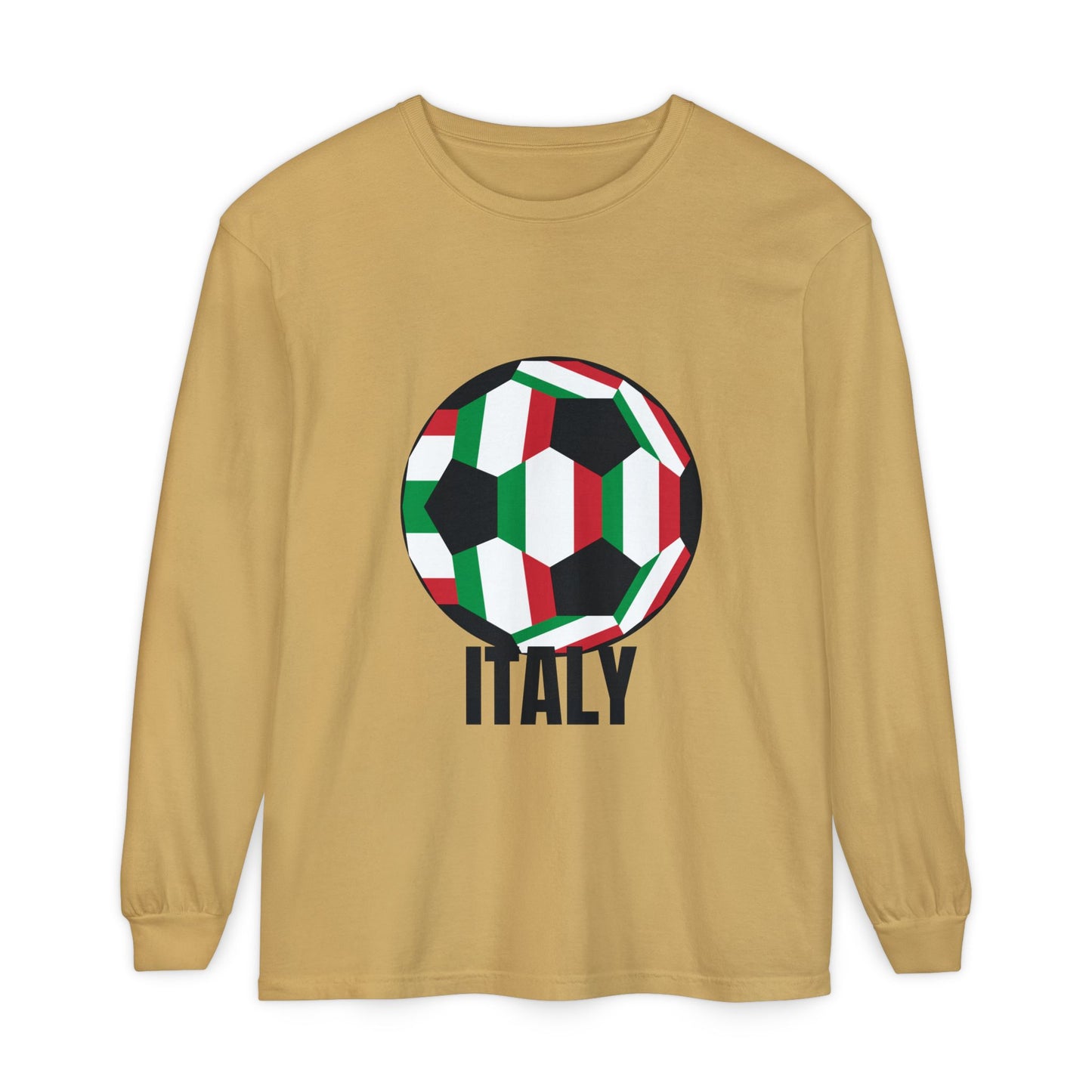 Italy Fan Specialty Soccer Ball Design T Shirt