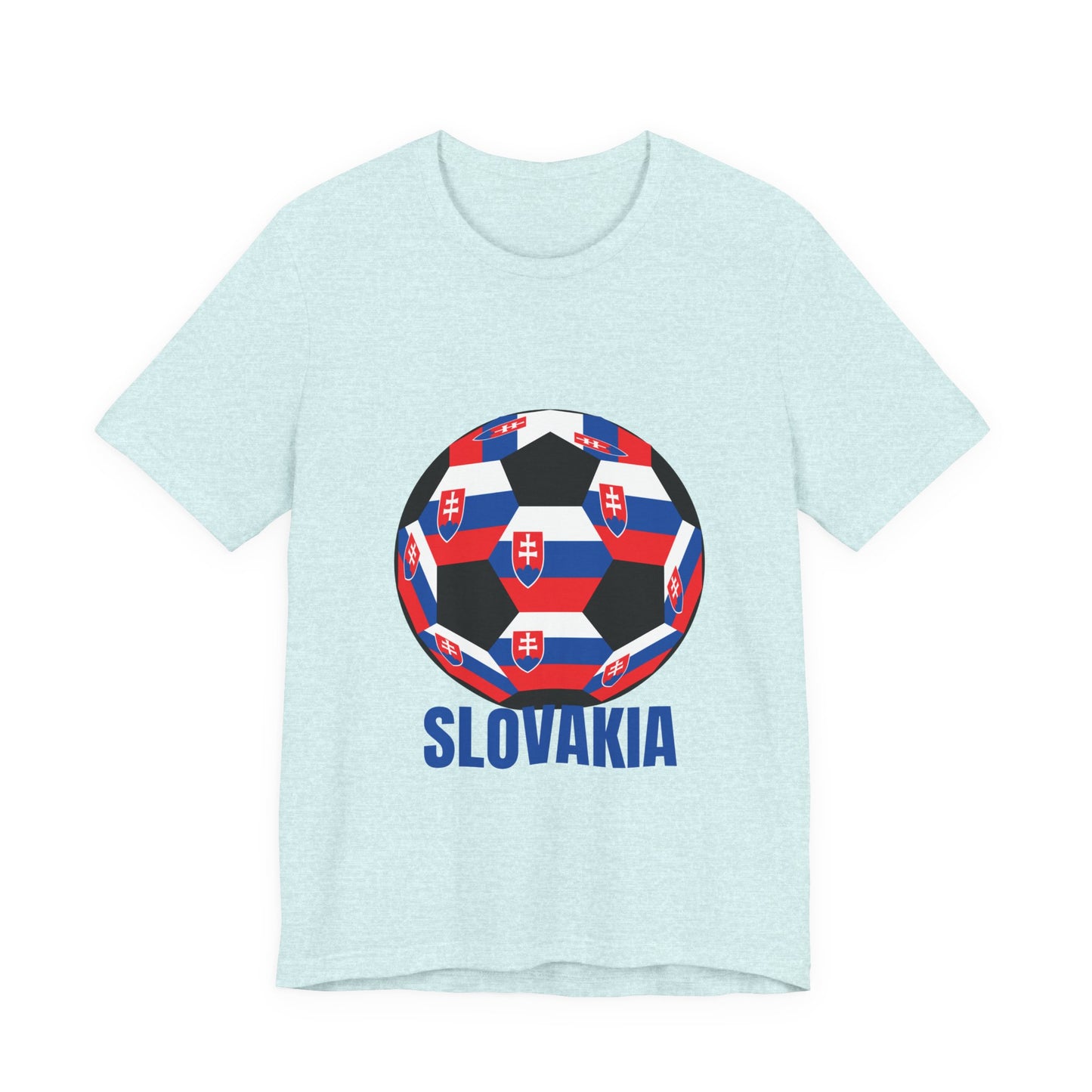 Slovakia Fan Specialty Soccer Ball Design T Shirt