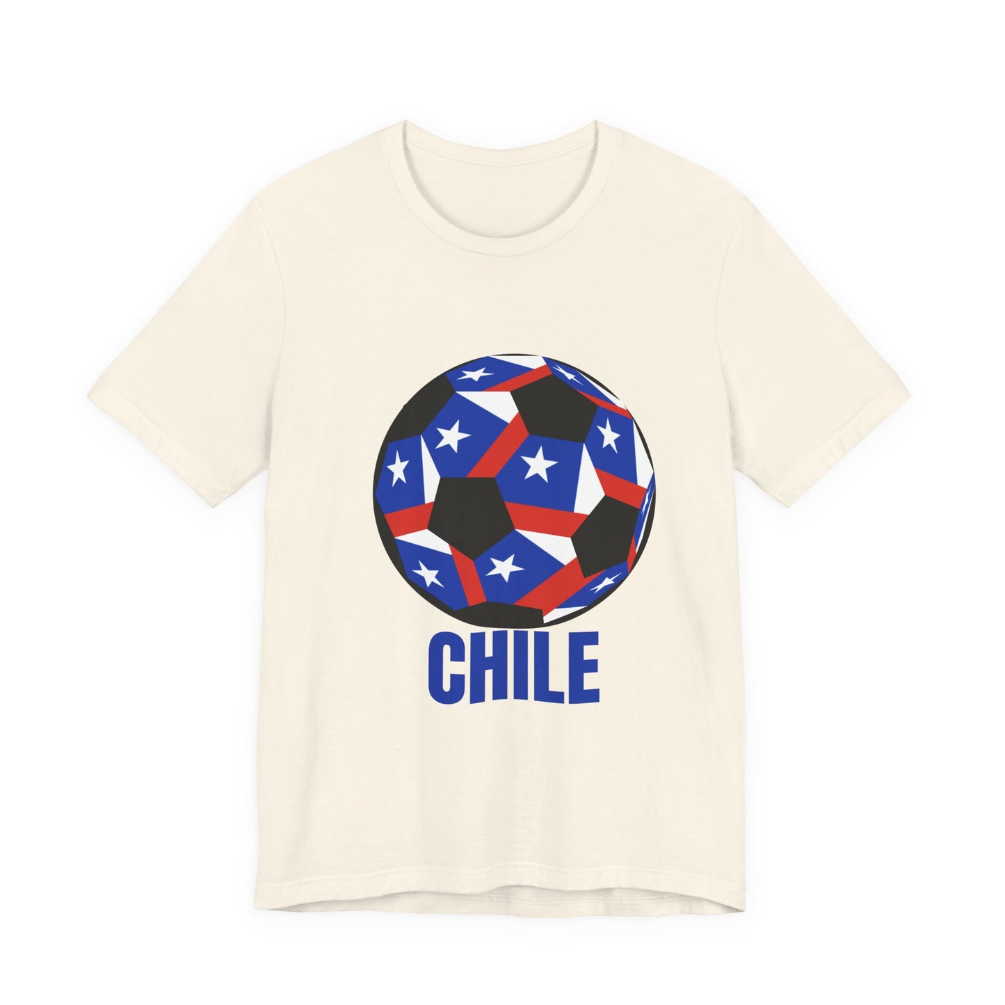 Chile Fan Specialty Soccer Ball Design T Shirt