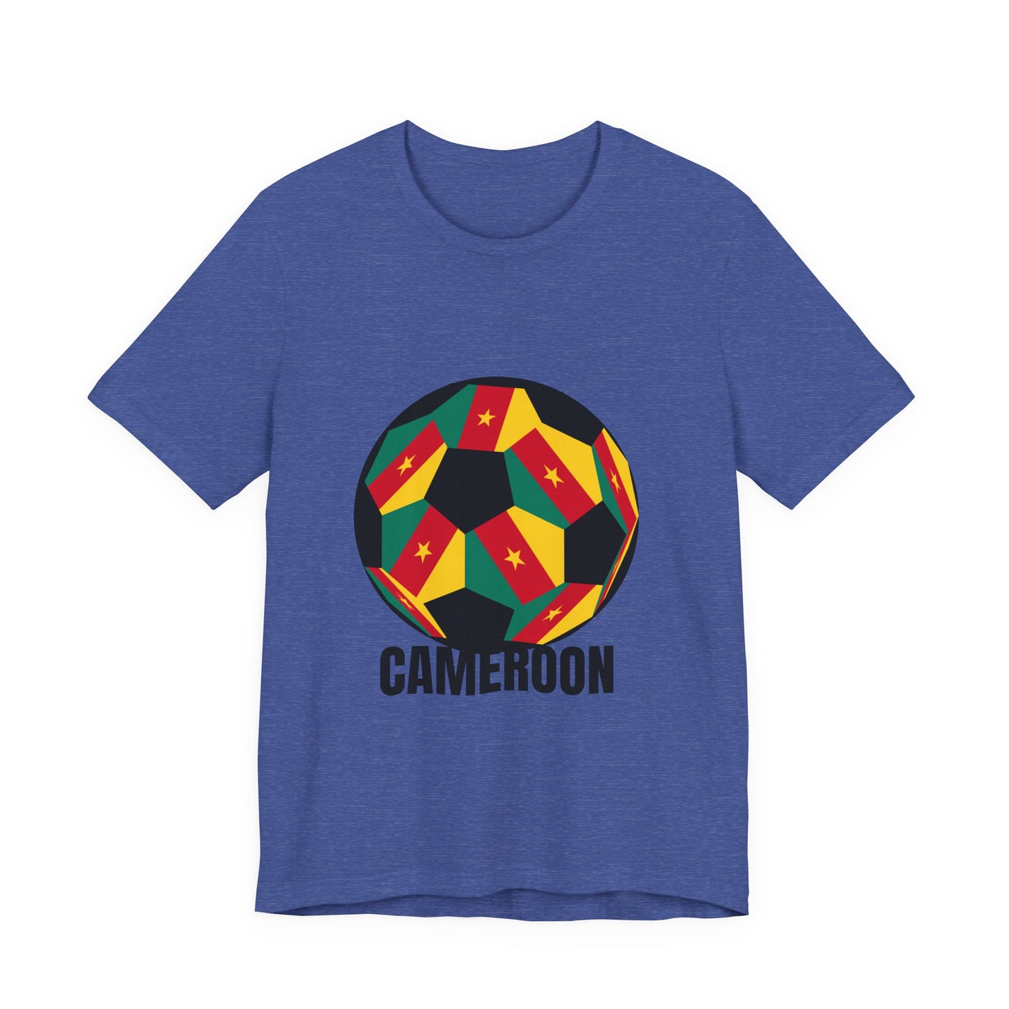 Cameroon Fan Specialty Soccer Ball Design T Shirt
