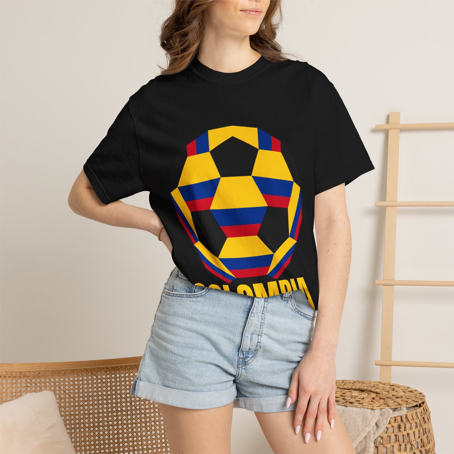 Columbia Fan Specialty Soccer Ball Design T Shirt