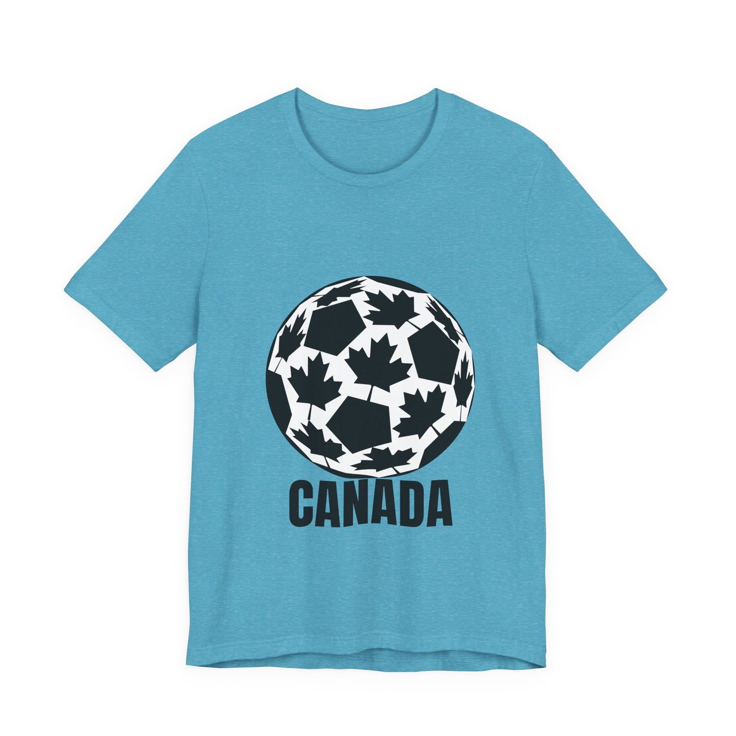 Canada Fan Specialty Soccer Ball Design T Shirt