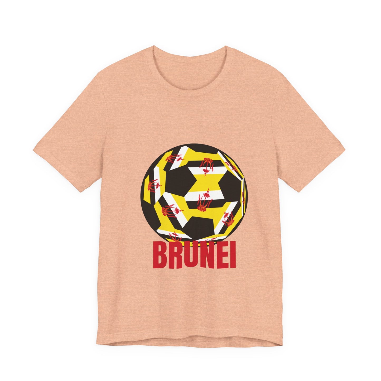 Brunei Fan Specialty Soccer Ball Design T Shirt