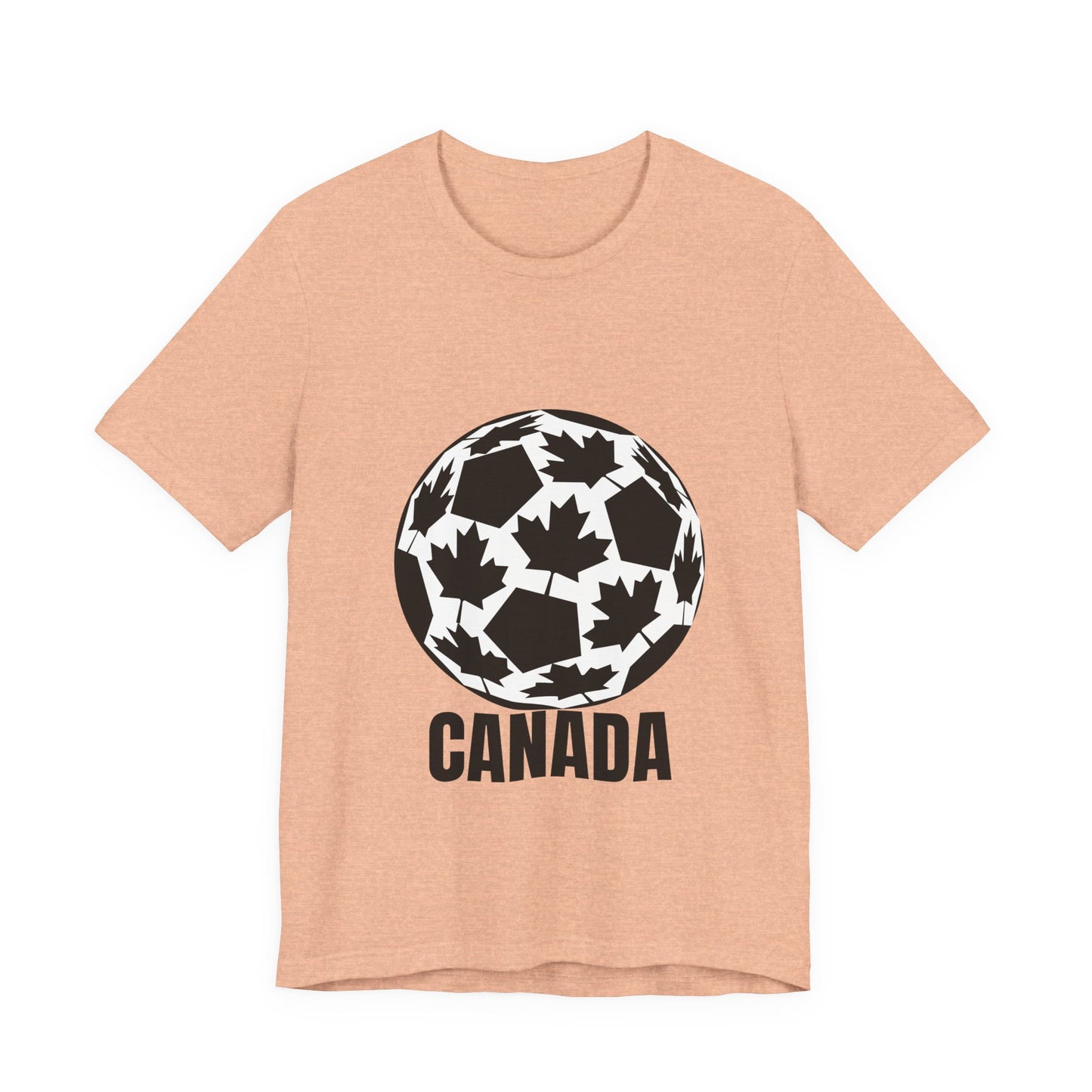 Canada Fan Specialty Soccer Ball Design T Shirt