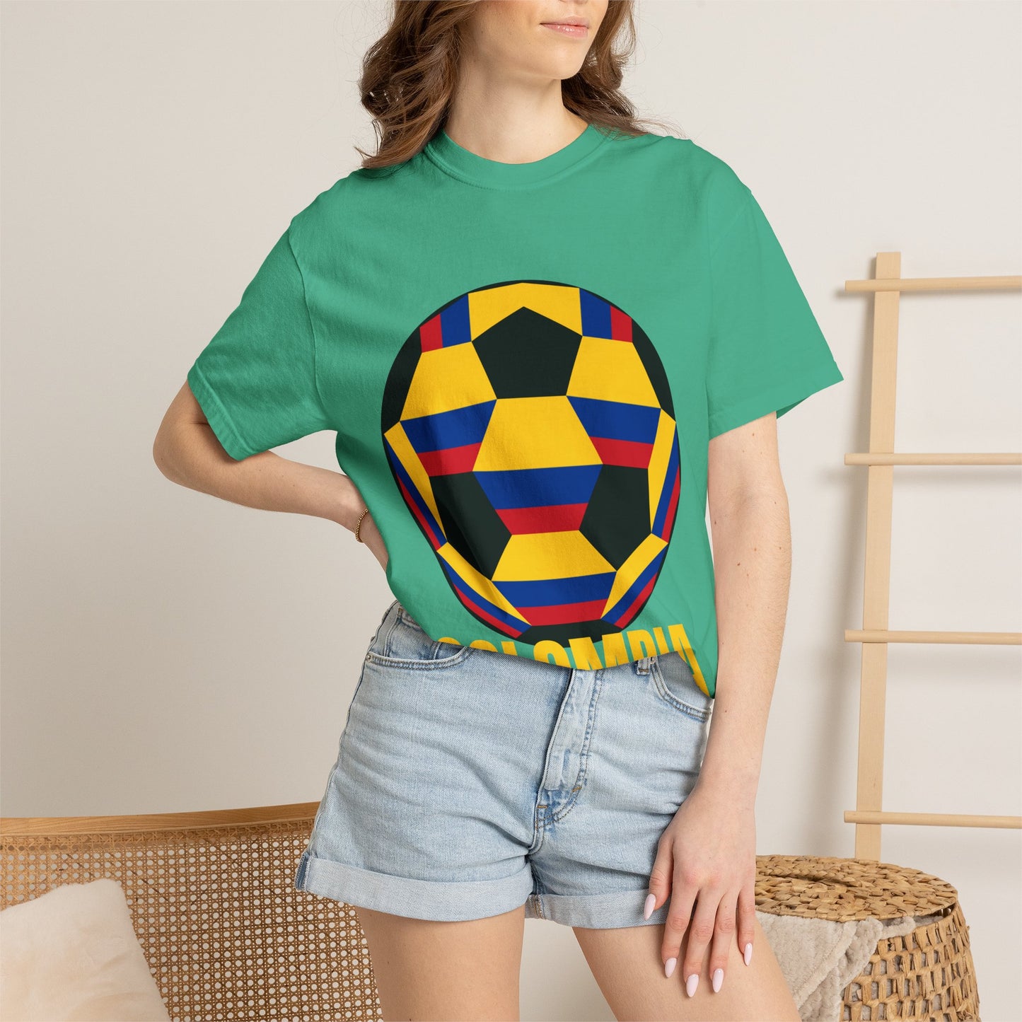 Columbia Fan Specialty Soccer Ball Design T Shirt
