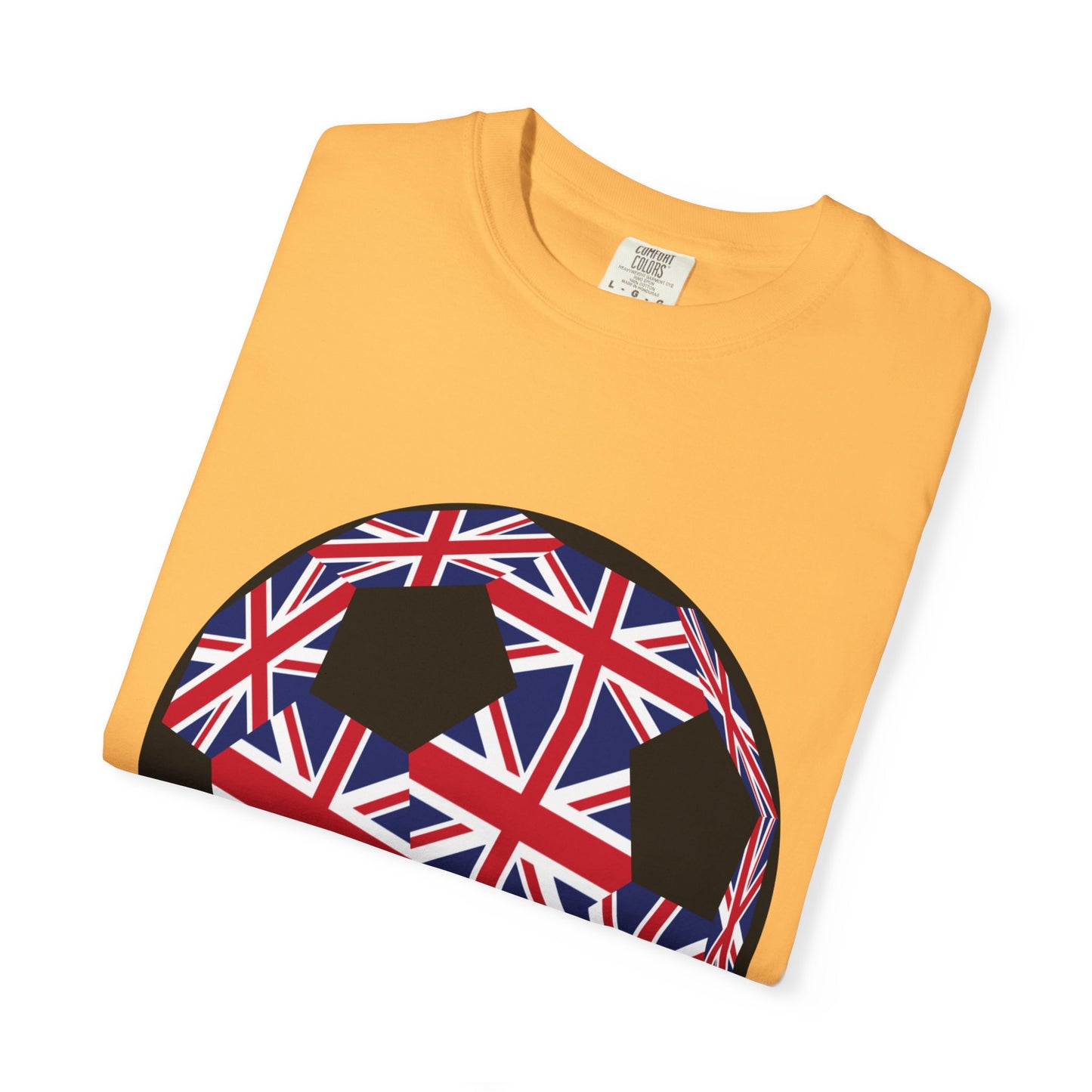 Great Britain Fan Specialty Soccer Ball Design T Shirt