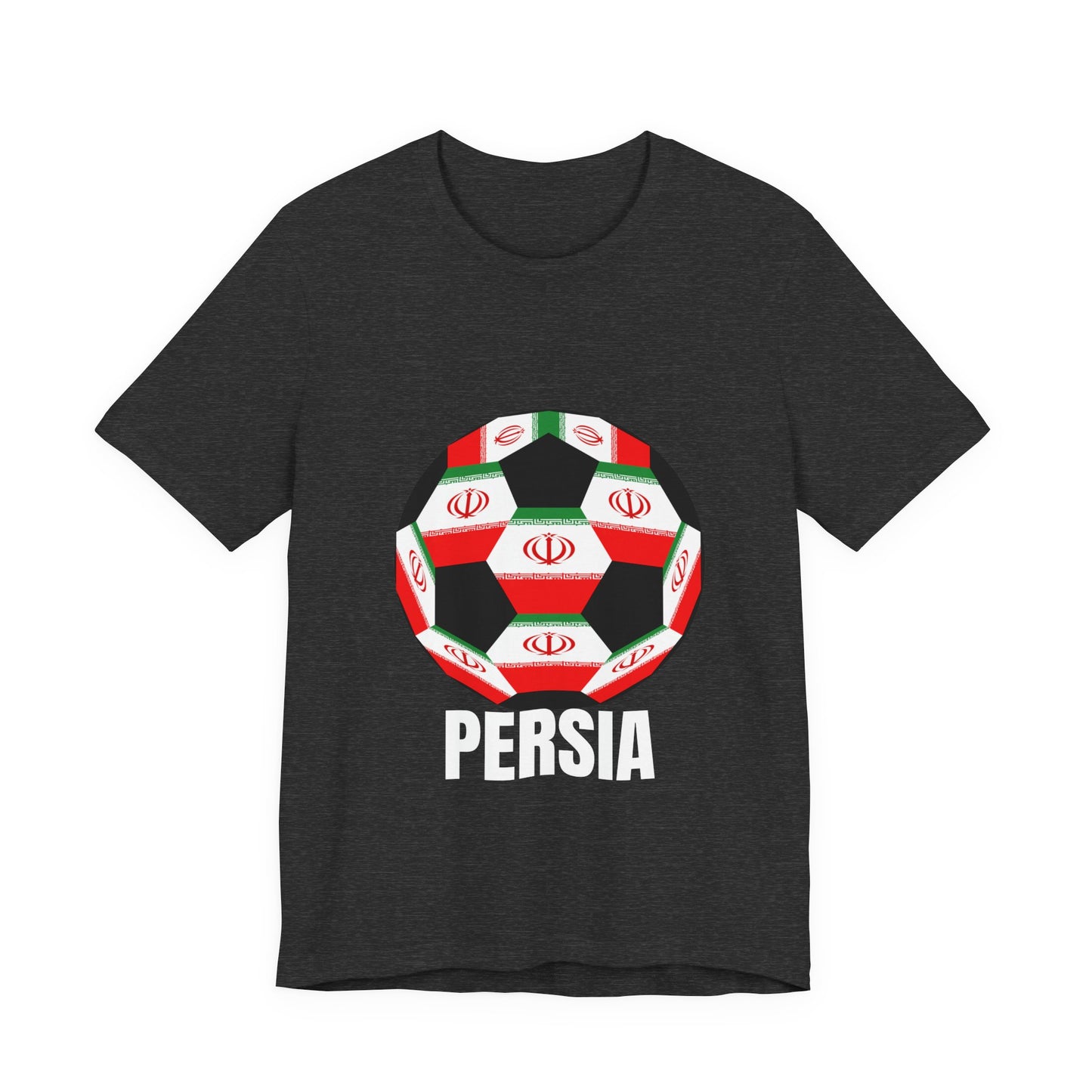 Persia Fan Specialty Soccer Ball Design T Shirt