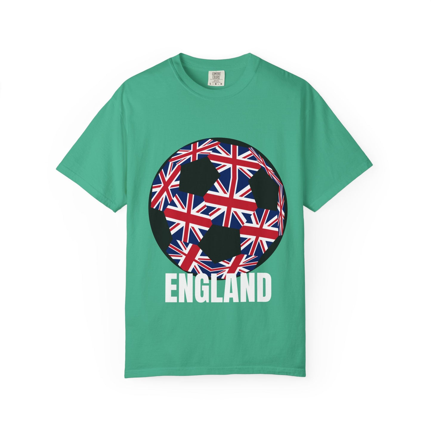 English Style Specialty Soccer Ball Design T Shirt