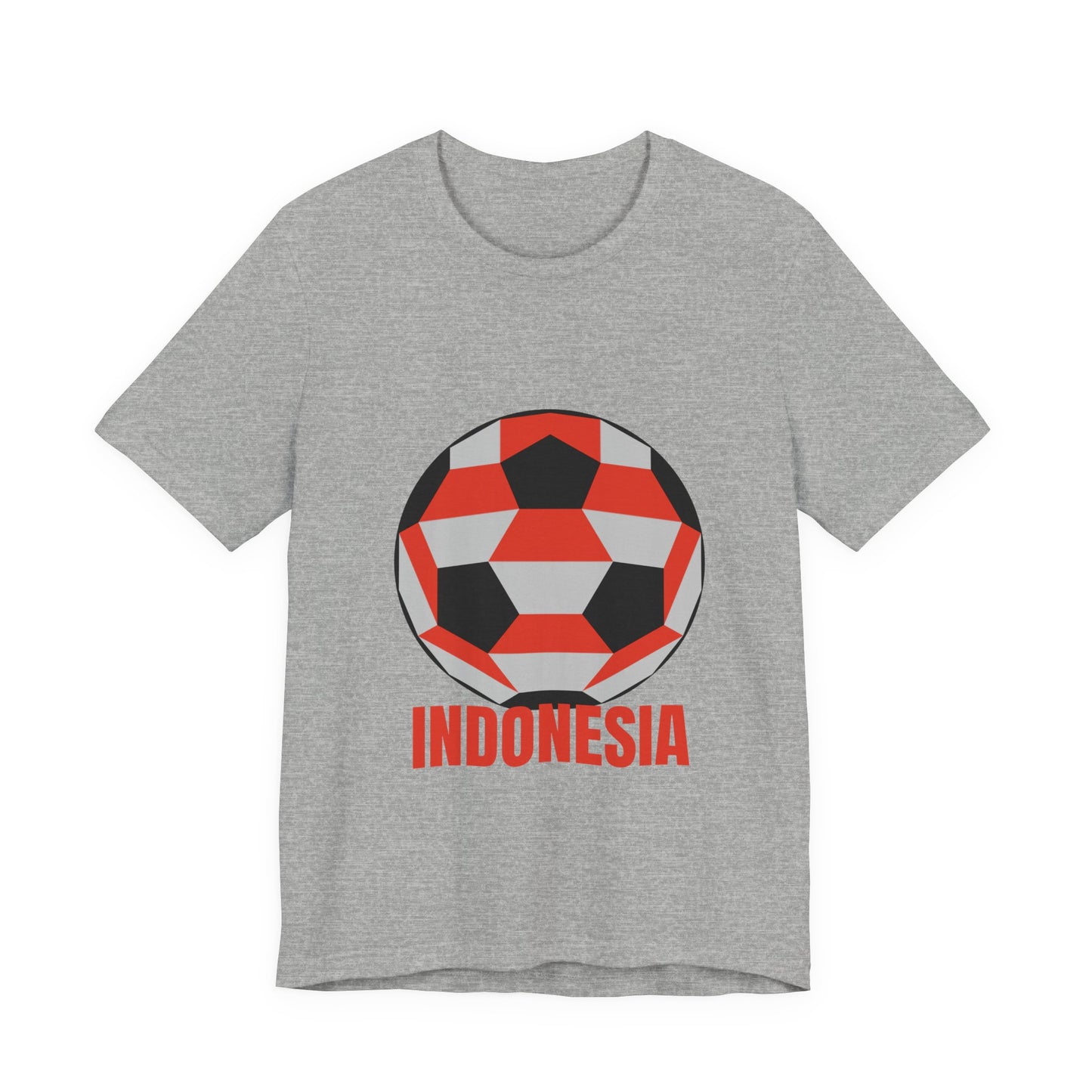 Indonesia Fan Specialty Soccer Ball Design T Shirt