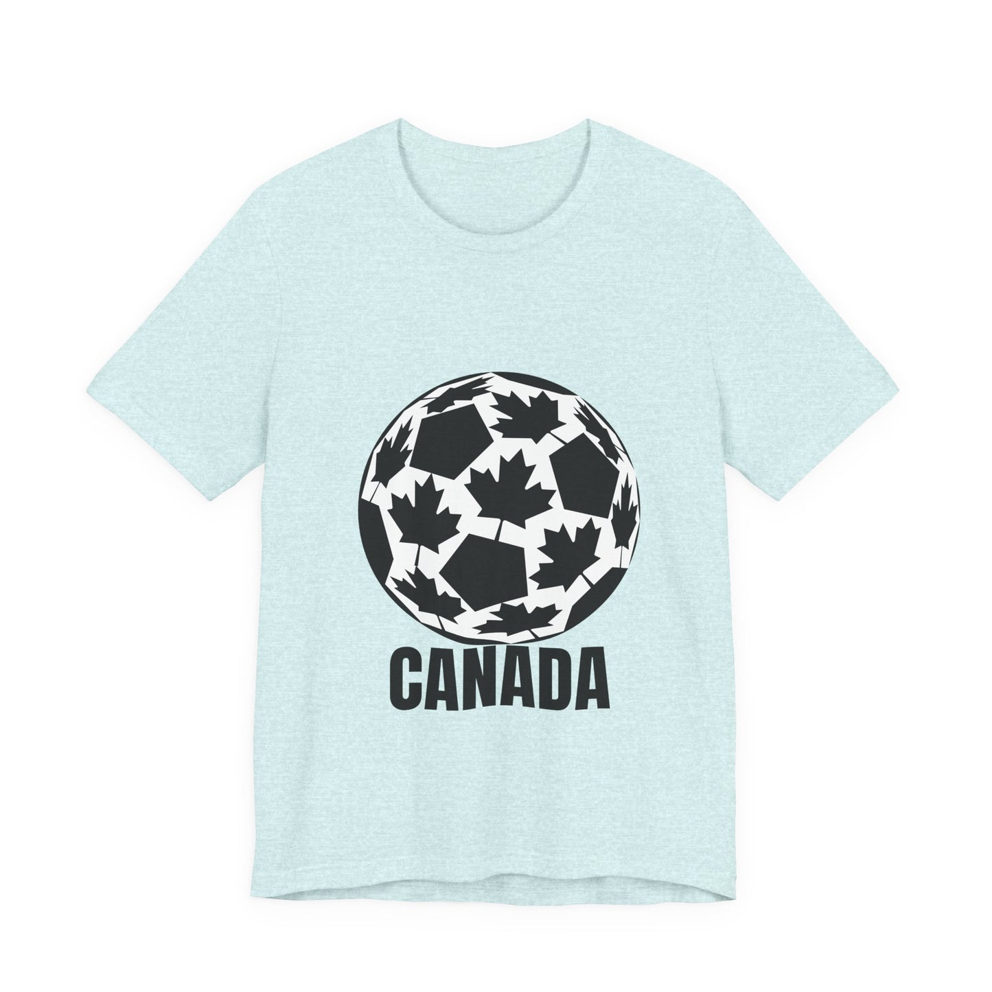Canada Fan Specialty Soccer Ball Design T Shirt