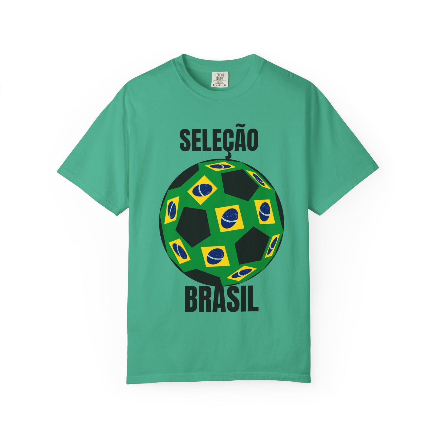 SELEÇÃO Brasil Fan Specialty Soccer Ball Design T Shirt