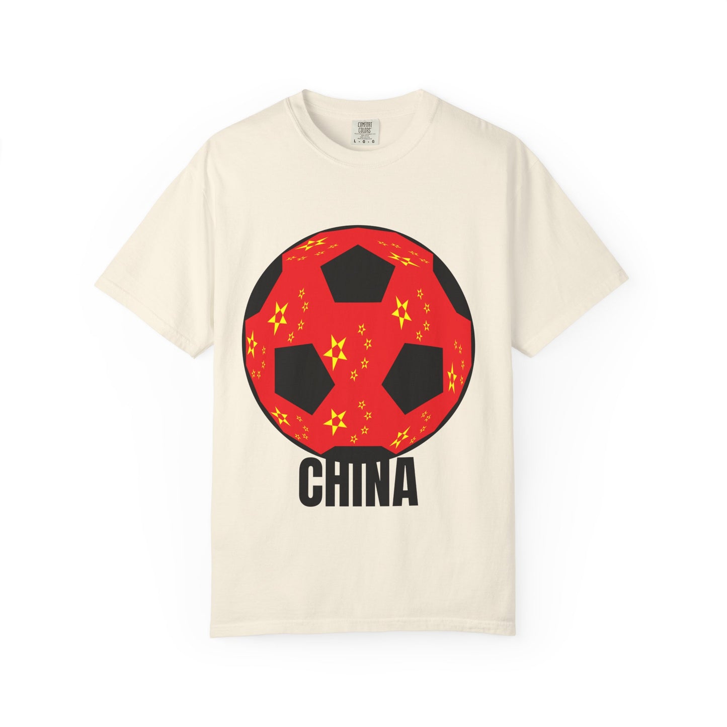 China Fan Specialty Soccer Ball Design T Shirt
