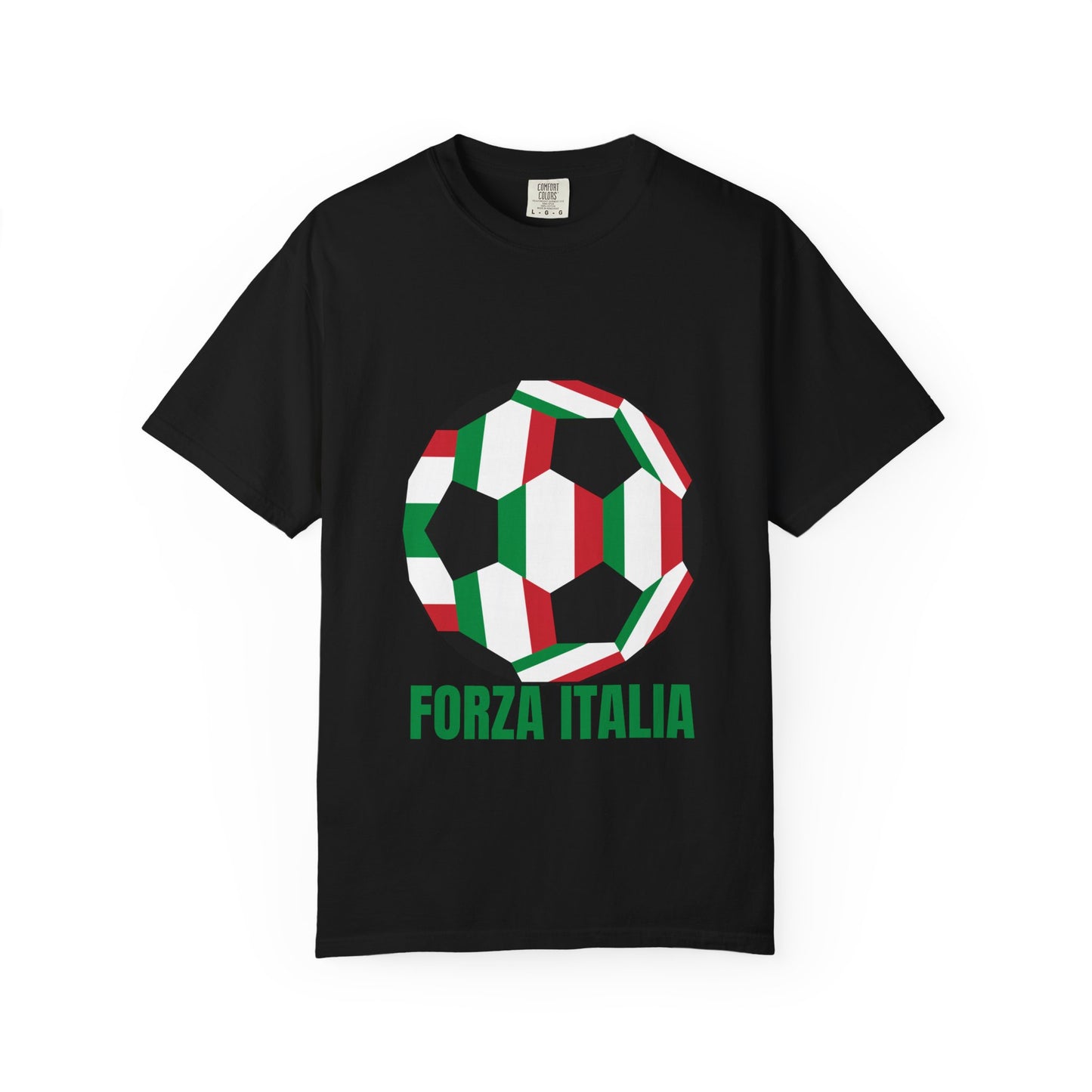 Forza Italia Fan Specialty Soccer Ball Design T Shirt