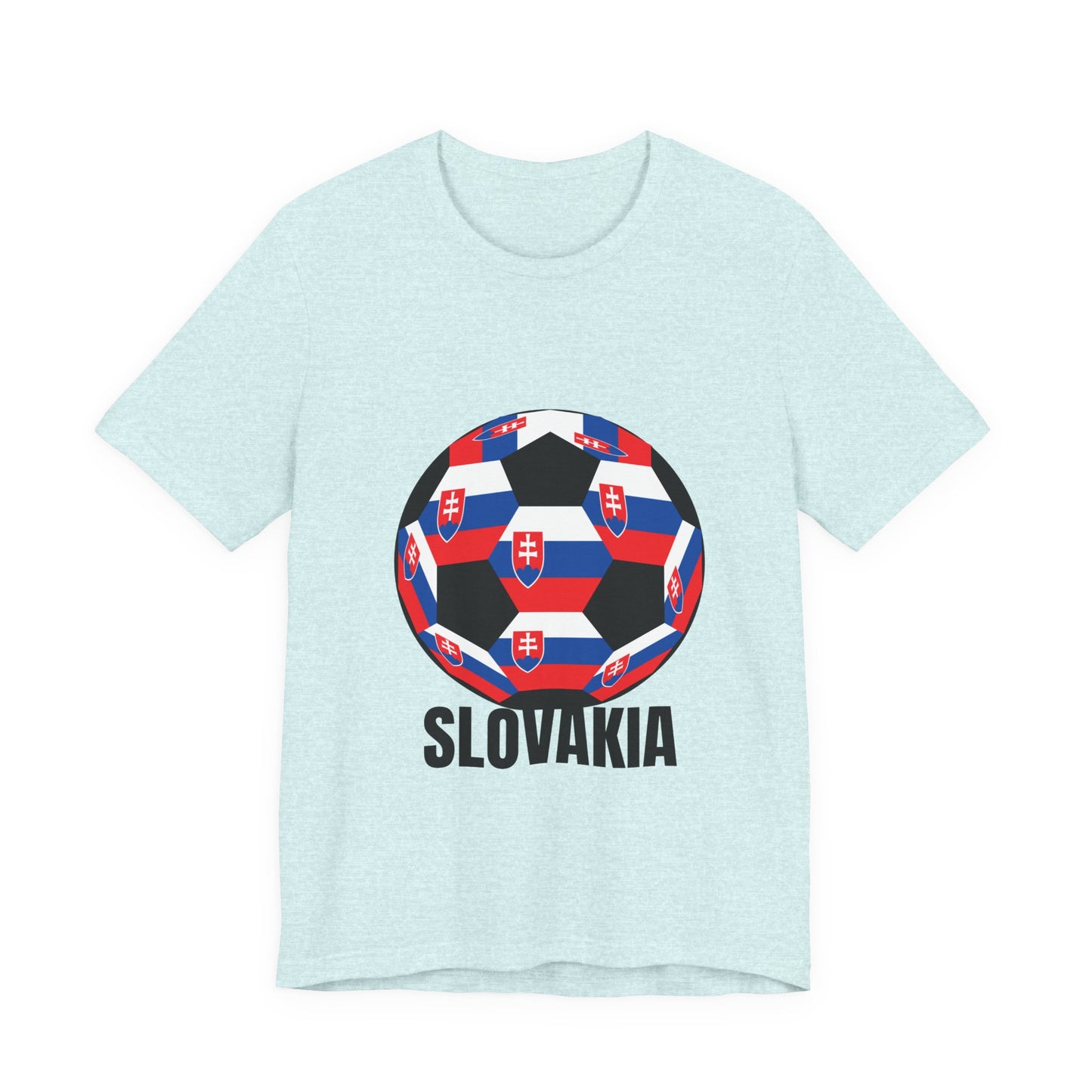 Slovakia Fan Specialty Soccer Ball Design T Shirt