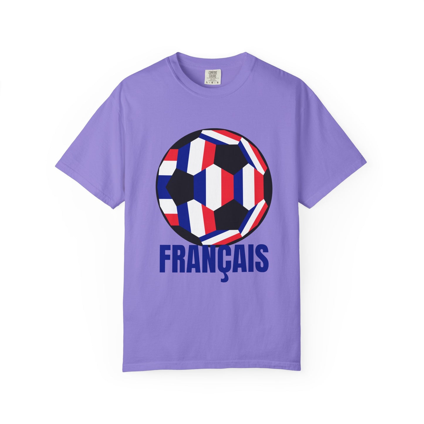 FRANÇAIS Fan Specialty Soccer Ball Design T Shirt