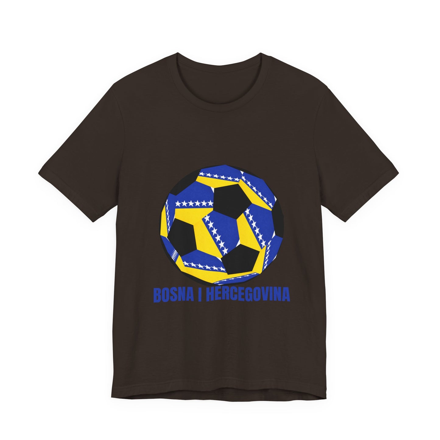 Bosnia Herzegovina Fan Specialty Soccer Ball Design T Shirt