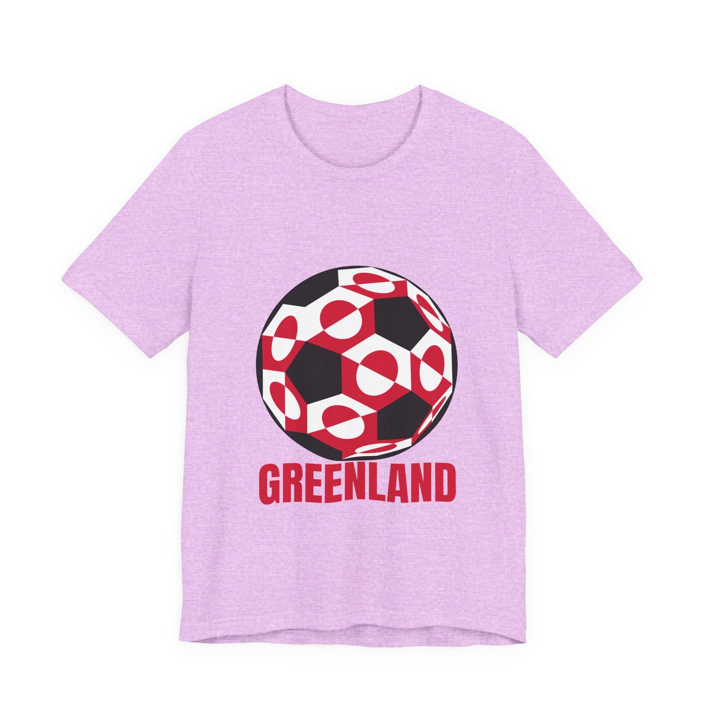 Greenland Fan Specialty Soccer Ball Design T Shirt