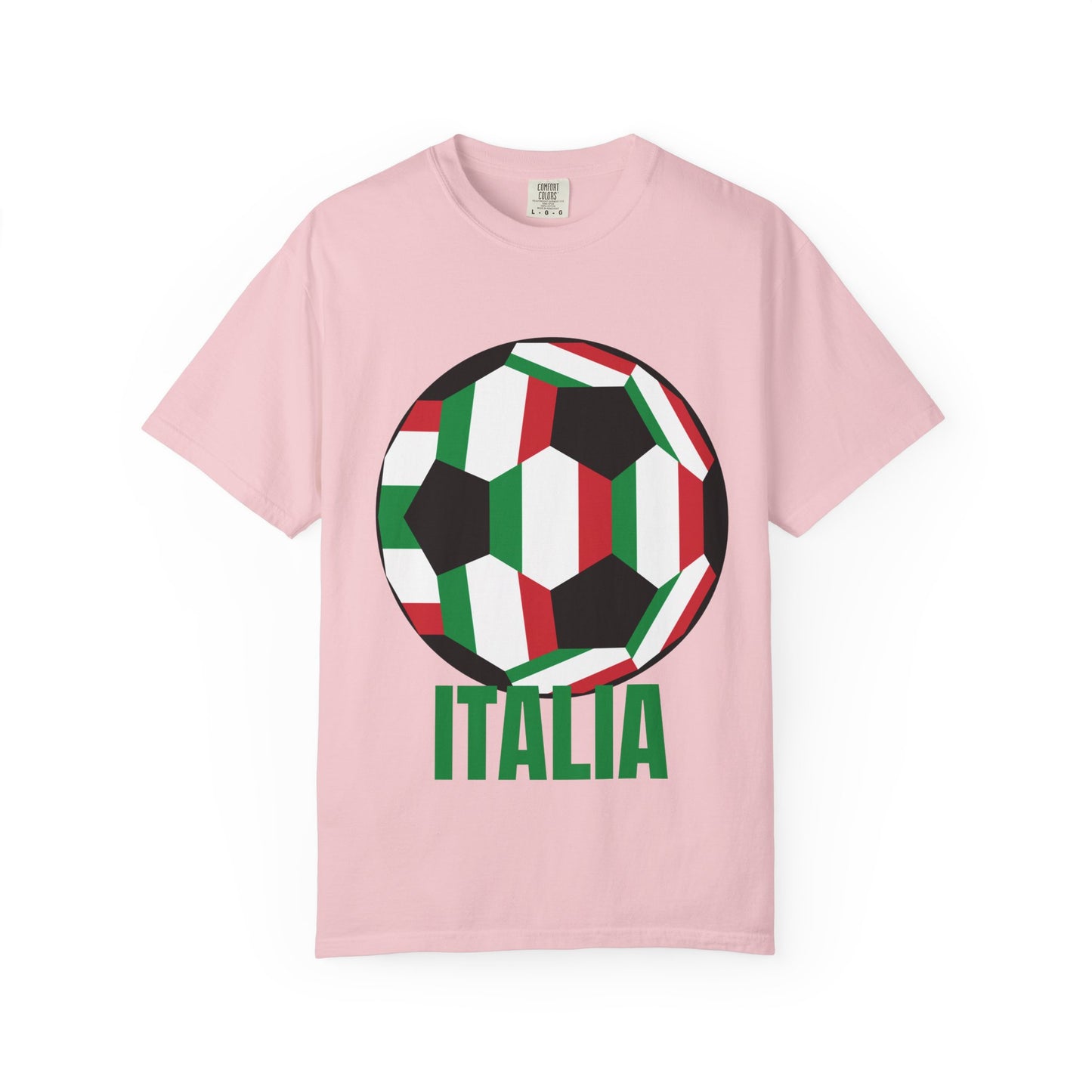 Italia Fan Specialty Soccer Ball Design T Shirt