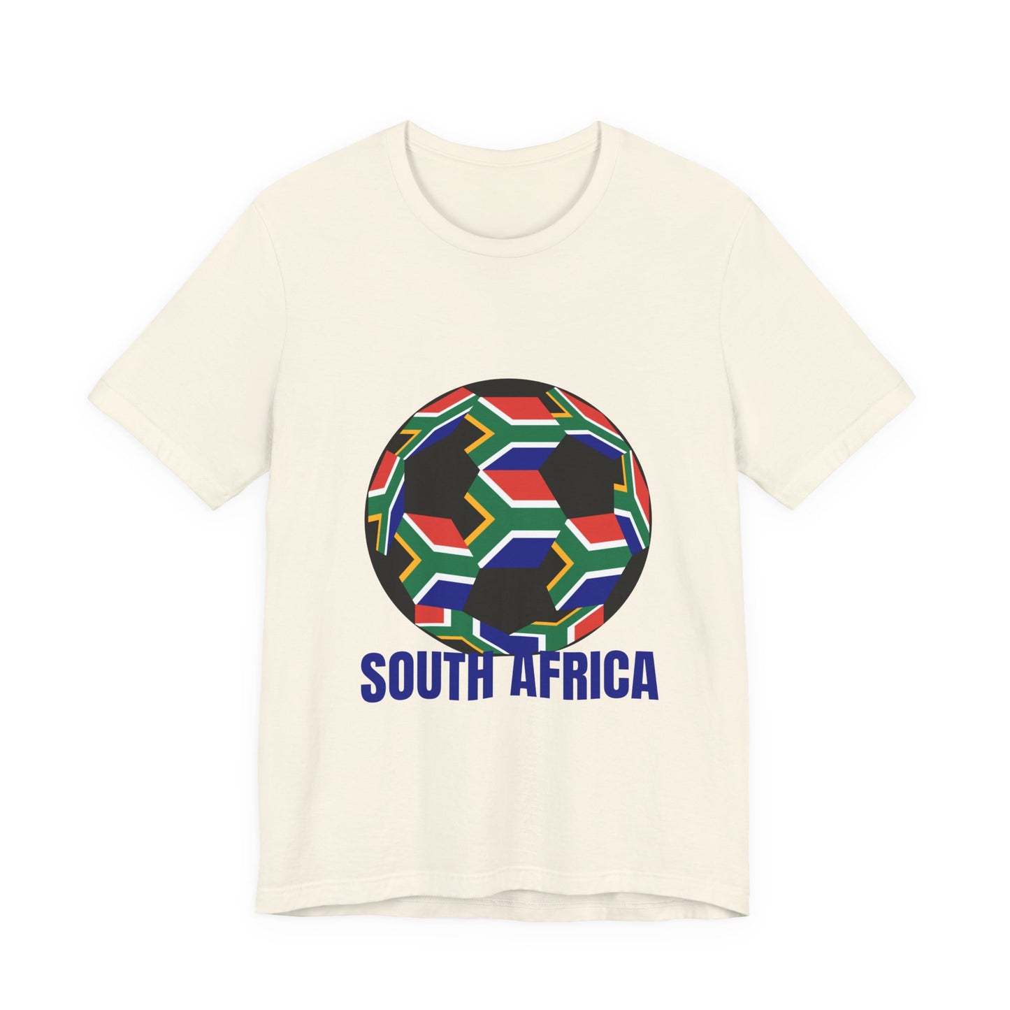 South Africa Fan Specialty Soccer Ball Design T Shirt