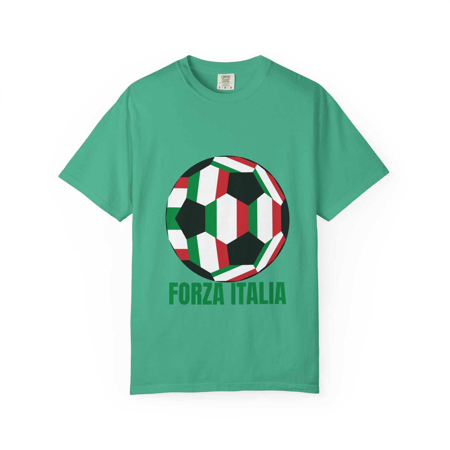 Forza Italia Fan Specialty Soccer Ball Design T Shirt