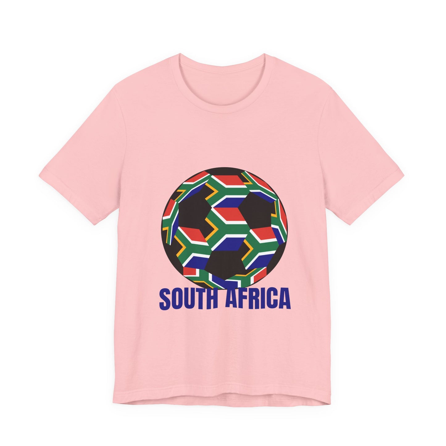 South Africa Fan Specialty Soccer Ball Design T Shirt