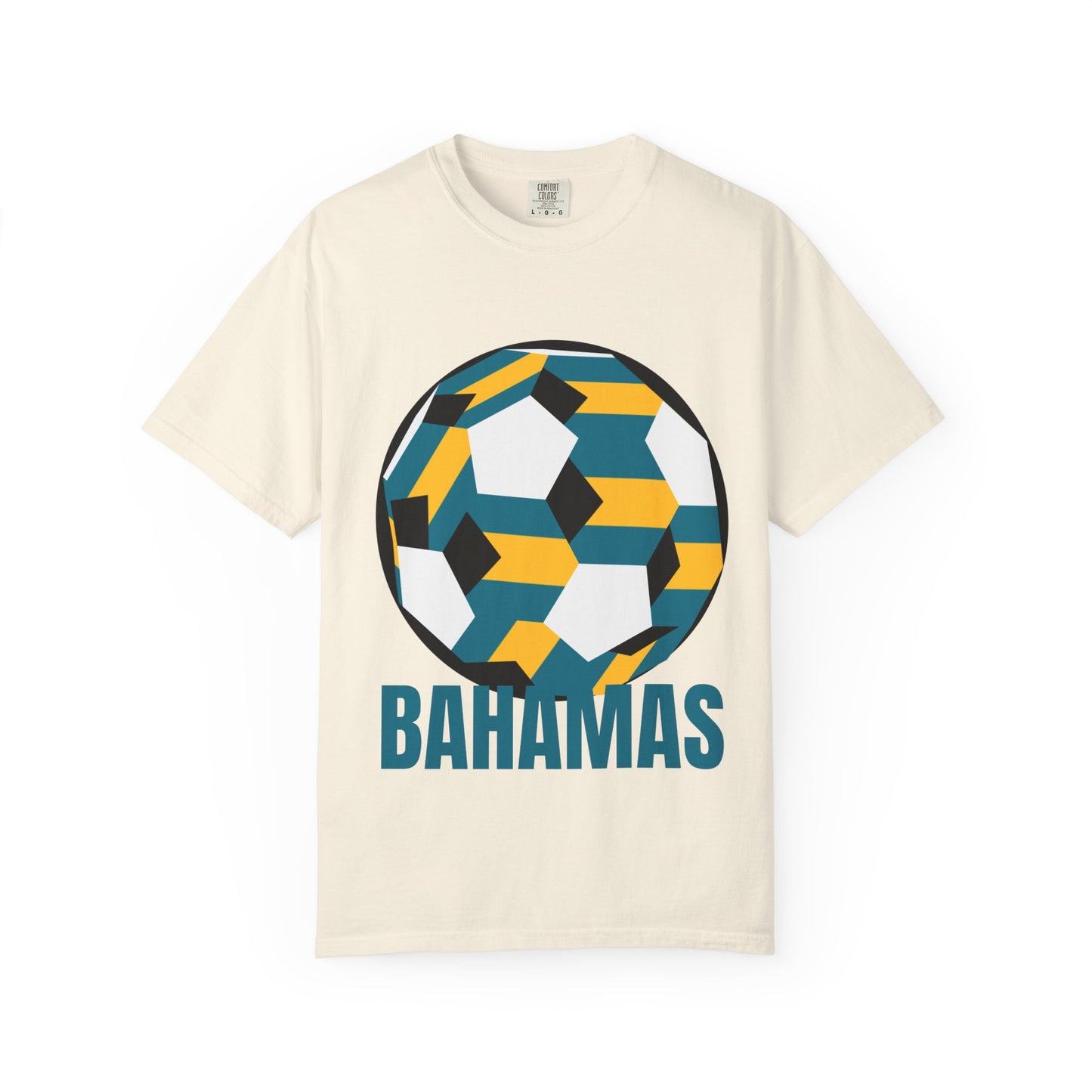 Bahamas Fan Specialty Soccer Ball Design T Shirt