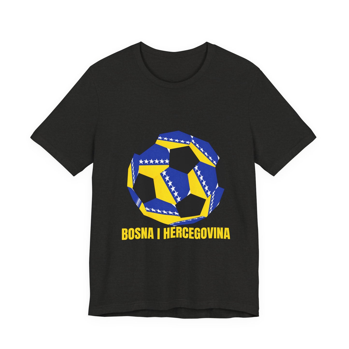 Bosnia Herzegovina Fan Specialty Soccer Ball Design T Shirt