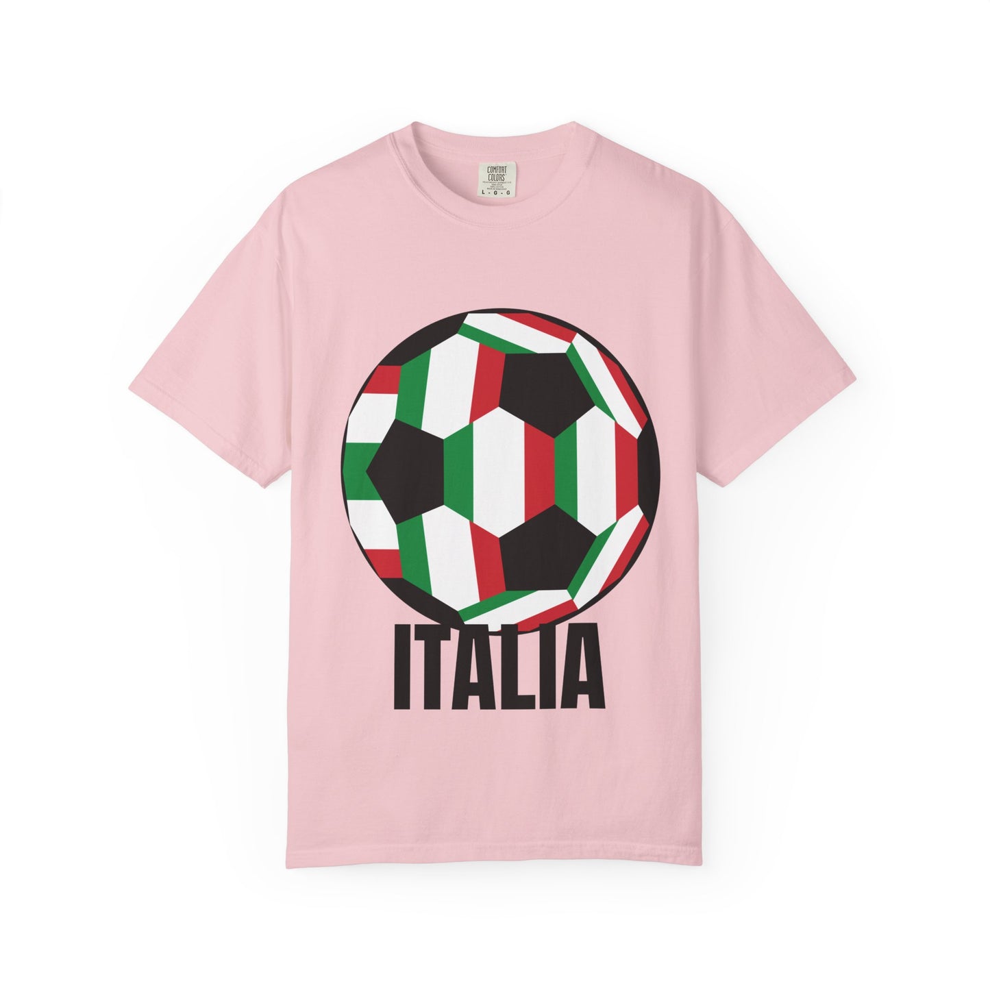 Italia Fan Specialty Soccer Ball Design T Shirt