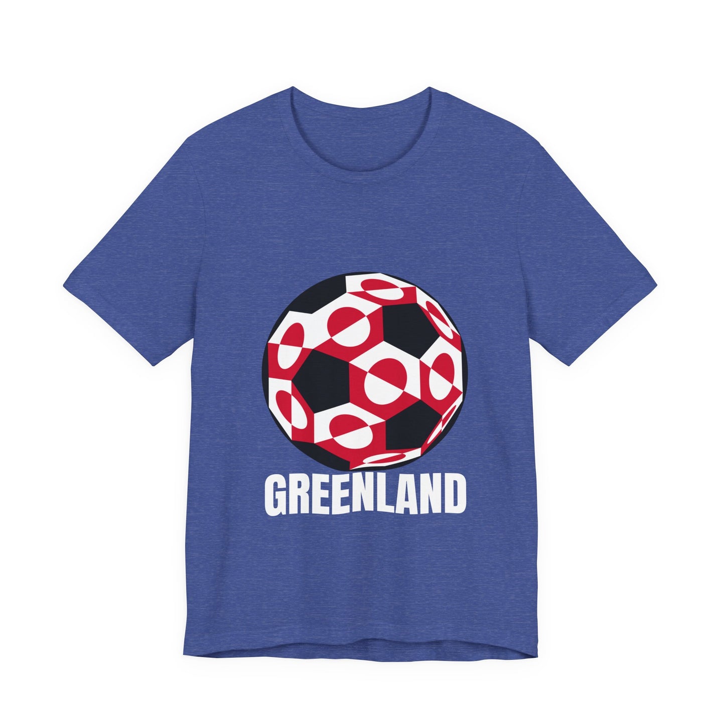Greenland Fan Specialty Soccer Ball Design T Shirt