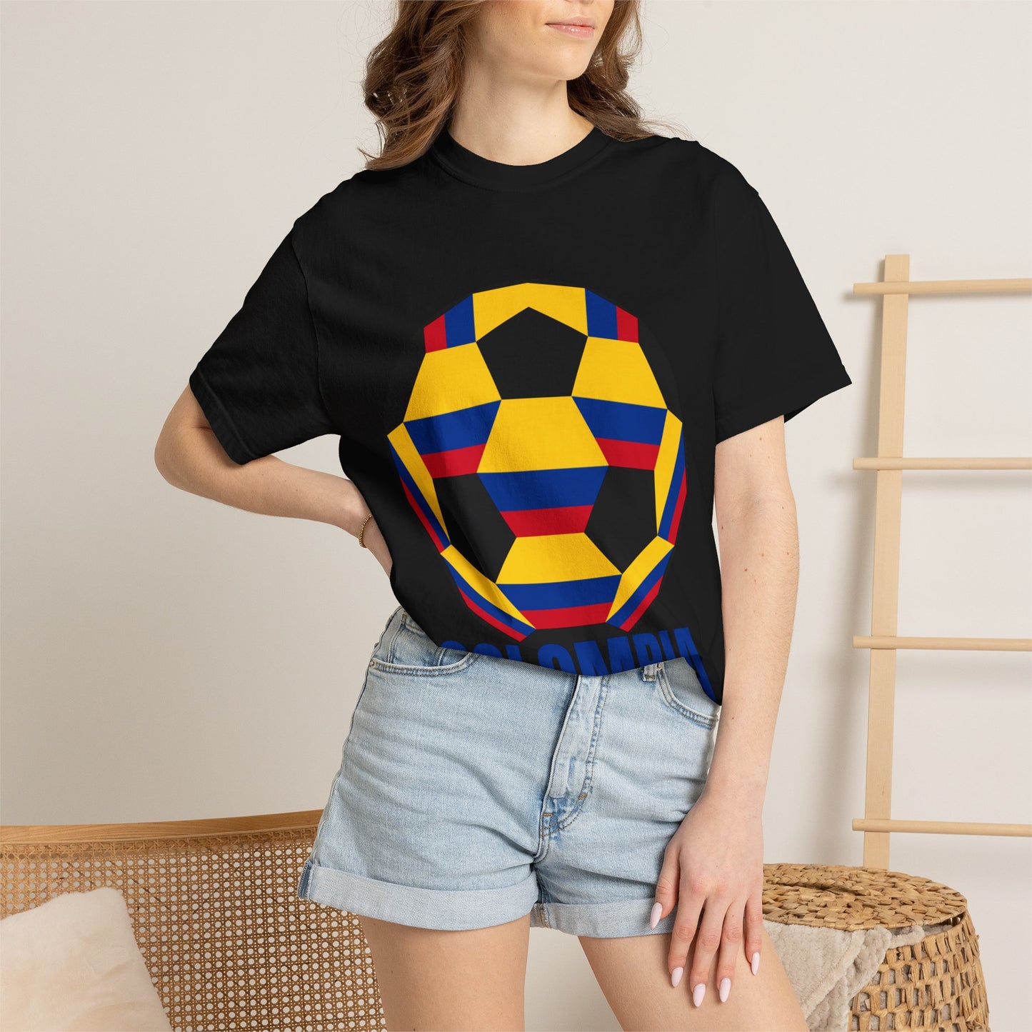 Columbia Fan Specialty Soccer Ball Design T Shirt