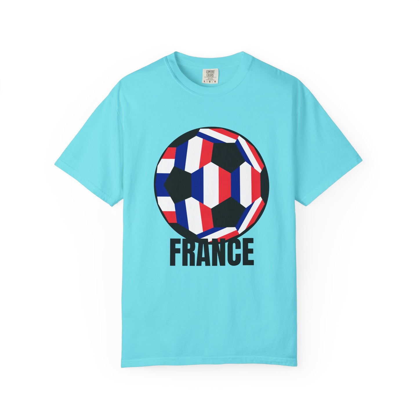 France Fan Specialty Soccer Ball Design T Shirt