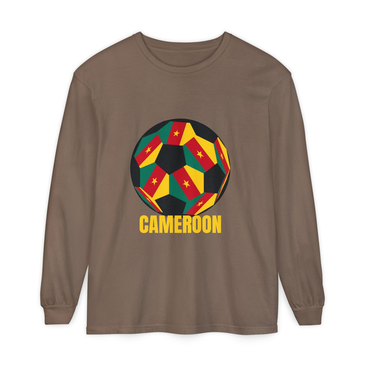 Cameroon Fan Specialty Soccer Ball Design Long Sleeve