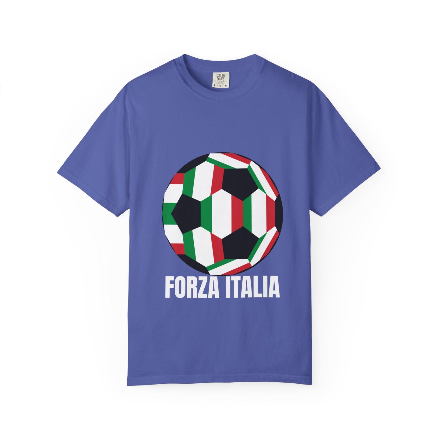 Forza Italia Fan Specialty Soccer Ball Design T Shirt
