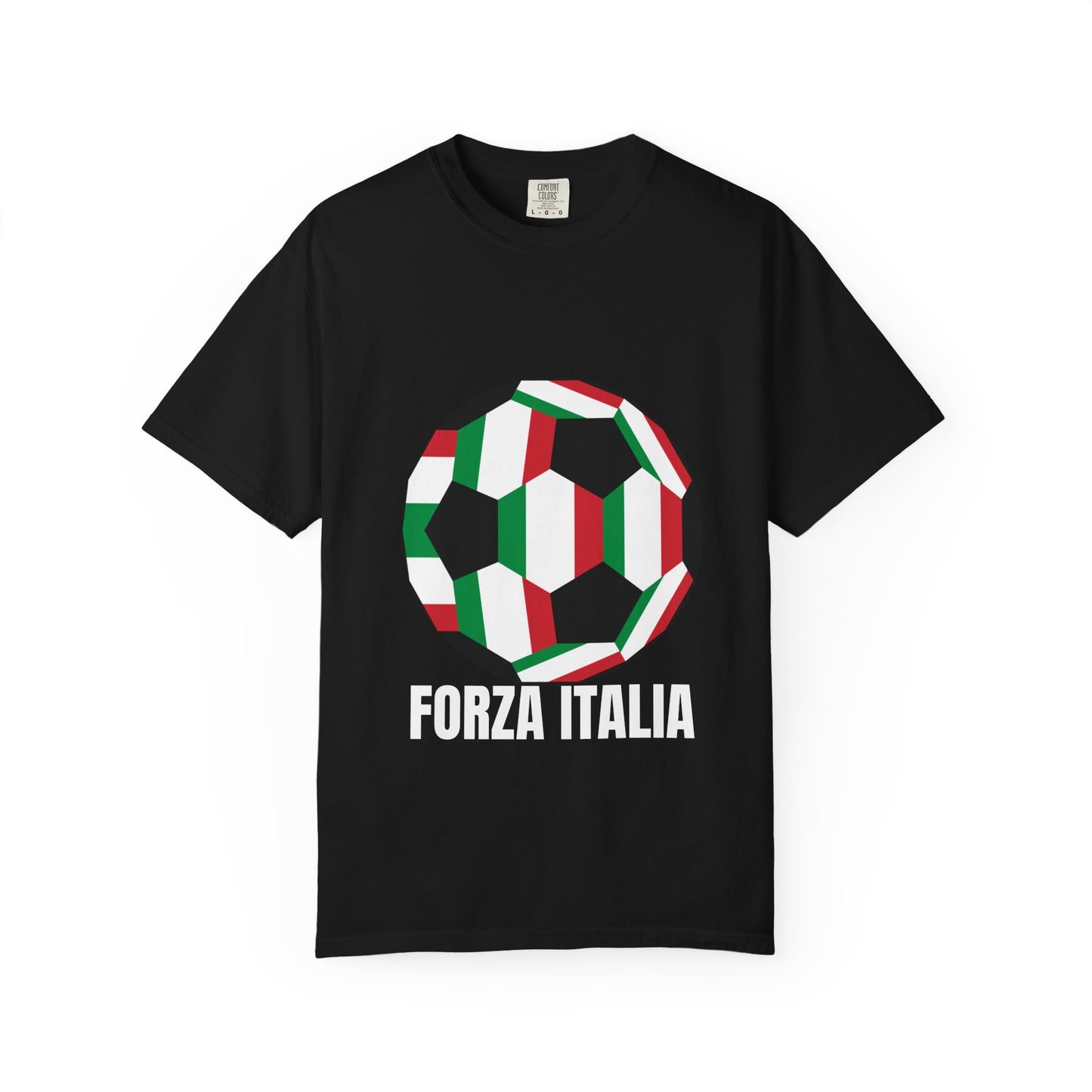 Forza Italia Fan Specialty Soccer Ball Design T Shirt