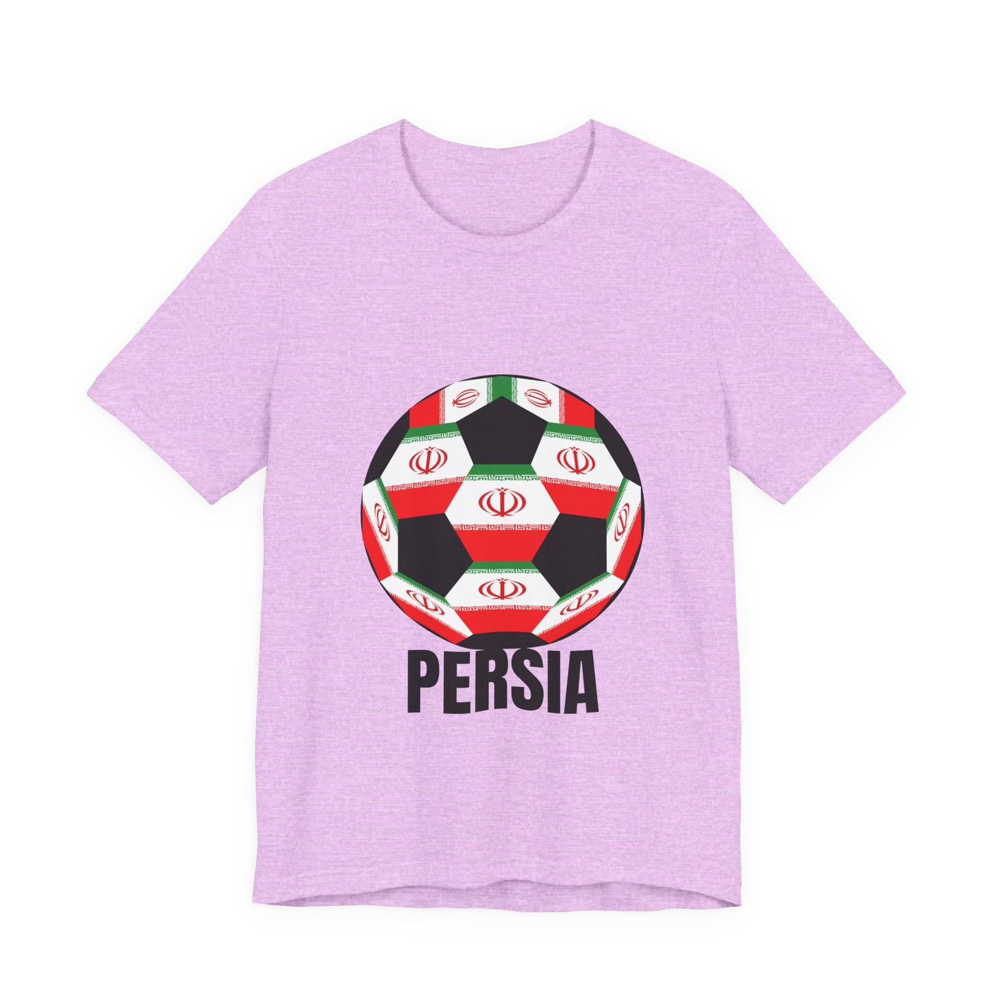 Persia Fan Specialty Soccer Ball Design T Shirt