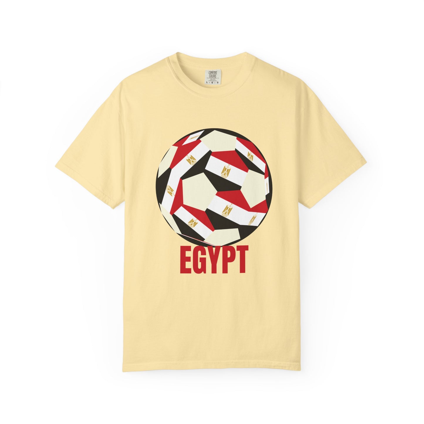 Egypt Fan Specialty Soccer Ball Design T Shirt