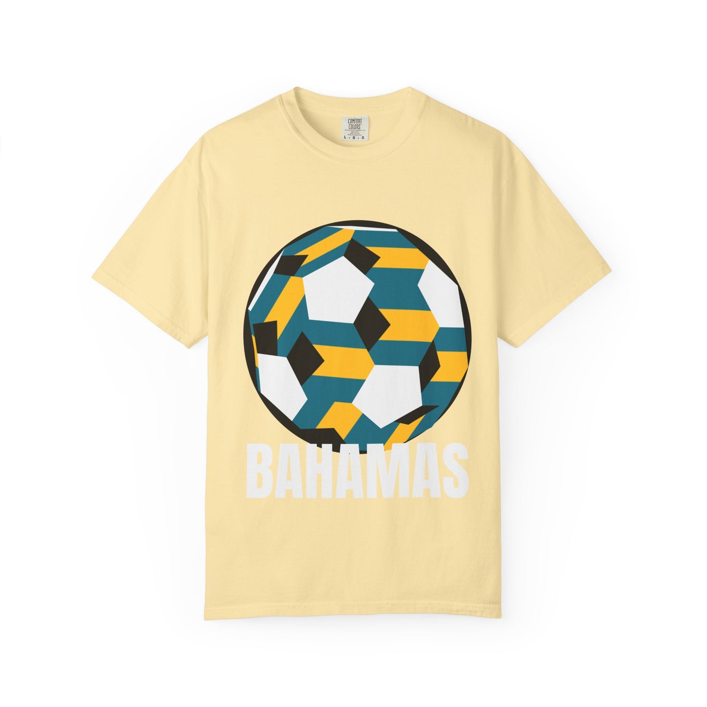 Bahamas Fan Specialty Soccer Ball Design T Shirt